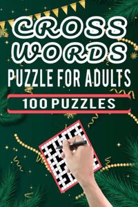 Cross Words Puzzle For Adults - 100 Puzzles