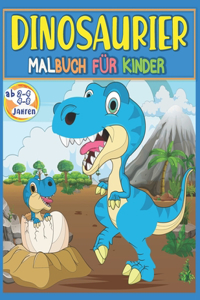 dinosaurier malbuch für kinder ab 4 jahren