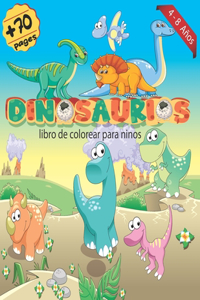 Dinosaurios Libro de Colorear para Niños 4-8 años