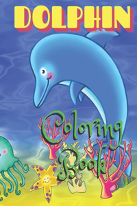 Dolphin Coloring Book