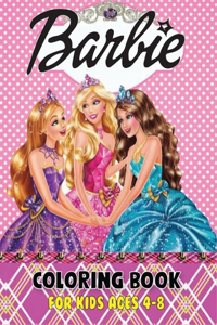 Barbie Coloring Book for Kids Ages 4-8