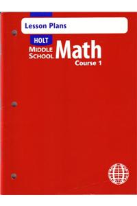 Lesson Plans MS Math 2004 Crs 1