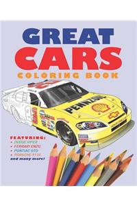 Great Cars Coloring Book