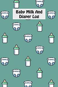 Baby Milk And Diaper Log