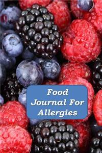 Food Journal For Allergies
