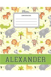 Composition Book Alexander