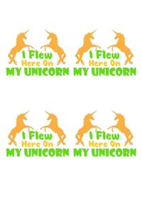 I Flew Here On My Unicorn