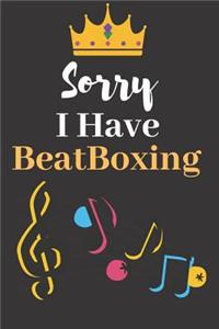 Sorry, I Have a BeatBoxing