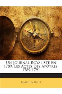 Un Journal Royaliste En 1789