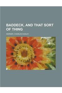 Baddeck, and That Sort of Thing