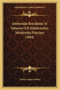 Jemforande Betraktelse Af Spinozas Och Malebranches Metafysiska Principer (1864)