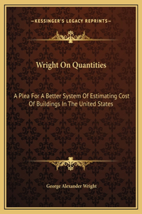 Wright On Quantities