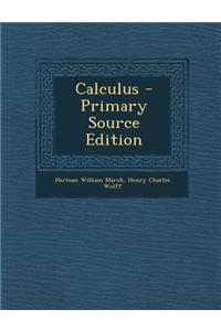 Calculus - Primary Source Edition