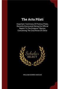The Acta Pilati