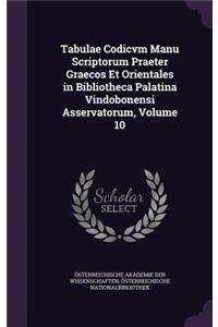 Tabulae Codicvm Manu Scriptorum Praeter Graecos Et Orientales in Bibliotheca Palatina Vindobonensi Asservatorum, Volume 10