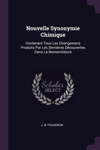 Nouvelle Synonymie Chimique