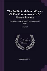 The Public And General Laws Of The Commonwealth Of Massachusetts