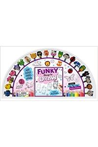 Funky Things to Draw 20 Pencil and Eraser Set Fan