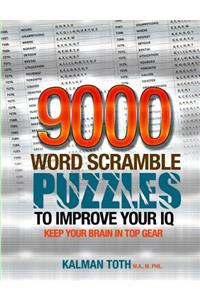 9000 Word Scramble Puzzles to Improve Your IQ