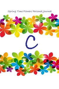 Spring Time Flowers Personal Journal - C