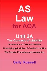 AS Law for AQA Unit 2A The Concept of Liability