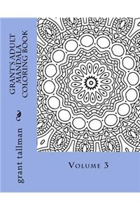 Grant's adult mandala coloring book vol 3