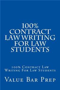 100% Contract Law Writing for Law Students