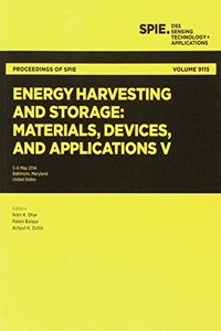 Energy Harvesting and Storage: Materials, Devices, and Applications V