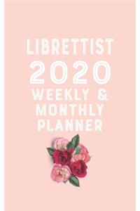 librettist 2020 Monthly Weekly Planner librettist Occupation Planner A beautiful