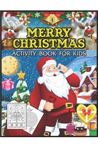 Merry Christmas Activity Book for Kids