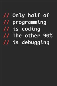 Funny Programmer Notebook - Web Developer Journal Planner