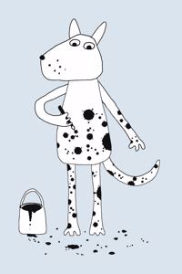 Weekly Planner: A Week to View Diary and Organizer - Sunday Start with Dalmatian Dog Cover Art