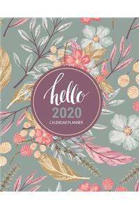 Hello 2020 Calendar Planner