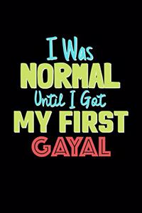 I Was Normal Until I Got My First Gayal Notebook - Gayal Lovers and Animals Owners