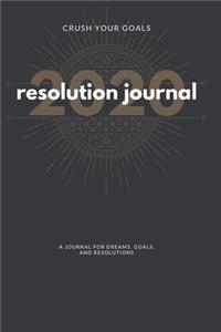 2020 Resolutions Journal