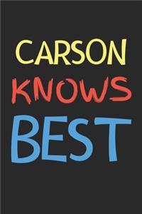 Carson Knows Best