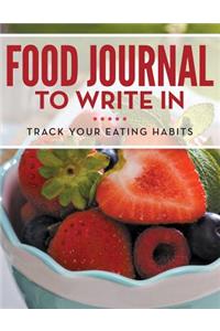 Food Journal To Write In