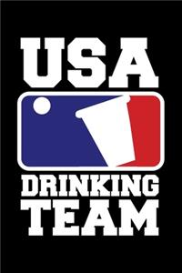 USA Drinking Team: A Journal, Notepad, or Diary to write down your thoughts. - 120 Page - 6x9 - College Ruled Journal - Writing Book, Personal Writing Space, Doodle, N