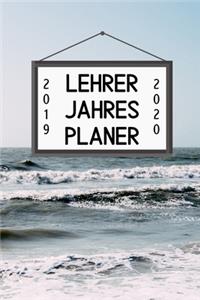 Lehrer Jahres Planer 2019 2020