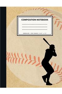 Unruled Composition Notebook