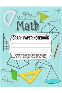 Math Graph Paper Notebook