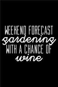 Weekend forecast Gardening with a chance of wine