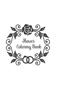 Flower Coloring Book