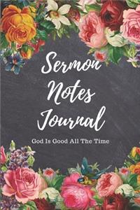 Sermon Notes Journal