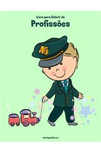 Livro para Colorir de Profissões