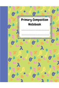 Primary Composition Notebook