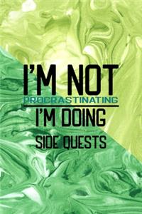 I'm Not Procrastinating I'm Doing Side quests