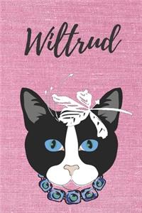 Katze Notizbuch / Notizheft / Journal / Malbuch / Tagebuch / Kritzelbuch / DIN A5 / Geschenk Wiltrud