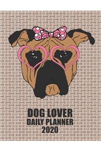 Dog Lover Daily Planner 2020