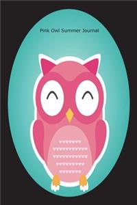 Pink Owl Summer Journal